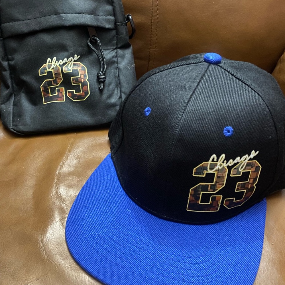 Chicago cap and backpack